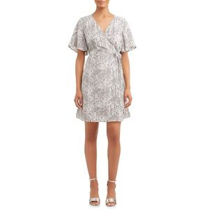 Snakeskin Wrap Dress